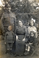 F002 Corporal, Army Ordnance Corps, and family