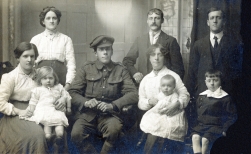 F027 Unnamed Royal Engineer and family