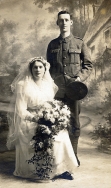 F079 Unnamed soldier and bride