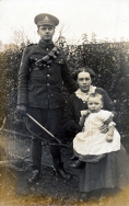 F065 Royal Artillery, wife and child