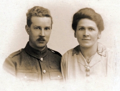 F068 Unnamed solider and lady