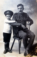 F153 Royal Engineer and son, Wickens Studios, Bangor. Courtesy of Paul Hughes.