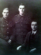 G224 Gunner Henry Grundy, Royal Garrison Artillery, and his brothers, St Helen's