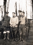 G507 Captain Gull, Captain Moore, Captain Wallis, Lieutenant Colonel Morris, October 1915.