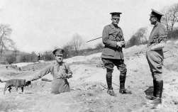 G108 Major Arnott, Captain Wayman, Lt. Bava, 14th Btn, Northumberland Fusiliers