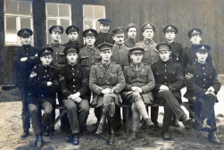 G124 British prisoners of war, including-Royal-Army-Medical-Corps-North-Staffordshire-Regiment-Lancashire-Fusiliers-Northamptonshire-Regiment-Royal-Artillery