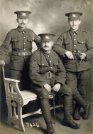 G398 Prince of Wales's Own (West Yorkshire Regiment), including Sgt James P Fletcher of 10, Denby Street, Alfred Wrate Studio