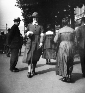 B271 Elizabeth Barlow, worker, Queen Mary's Army Auxiliary Corps, Rouen, 1919.