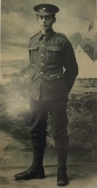 B349 Private 40866 John Shere, Royal Warwickshire Regiment. Courtesy of Paul Hughes.