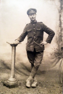 B327 Royal Field Artillery, temporay studio, France. Courtesy of Paul Hughes.