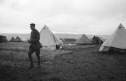 B251 Unnamed officer King's Liverpool Regiment, camp. Courtesy of AngelJCake.