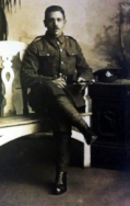 B138 Unnamed soldier, 2nd 8th Battalion, Post Office Rifles, 1916, Battersea studio