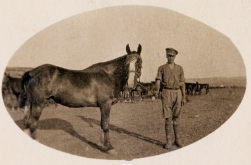 B261 Unnamed soldier and horse.