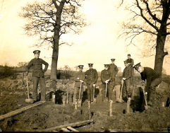 U118 Artists Rifles, cadet training, Hale Hall. Courtesy of Barrie Sears.