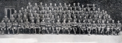 U109 C Company, 5th Officer Cadet Battalion, Trinity College, Cambridge July 1916.