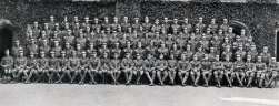 U110 D Company, 5th Officer Cadet Battalion, Trinity College, Cambridge, July 1916.