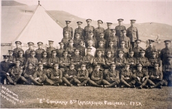U101 E Coy, 8th Battalion, Lancashire Fusilers, Manchester Studio