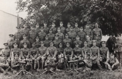 U125 Z Company. 2nd Battalion. Hampshire Regiment, with Harry and Len Moseley, killed in 1918. Courtesy of Paul Hughes.
