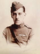A428 2nd Lieutenant Norman Edward Parkes, Royal Flying Corps, wounded December 1917. Courtesy of Paul Hughes.