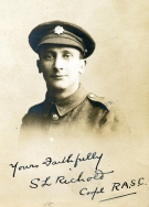 A159 Corporal SL Richold, Army Service Corps