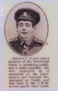 A410 Ernest Clifford Plane of Nyland, Welch Regiment. killed 30 November 1915 age 16. Courtesy of Paul Hughes.