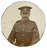 A358 Corporal William George Howard Williams, 3rd Battalion, Monmouthshire Regiment, KIA 29 December, 1915. Courtesy of Colin Parsons.
