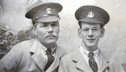 W069 Wounded pals, Northumberland Fusiliers and the Dorset Regiment, Moor Park Hospital, Preston