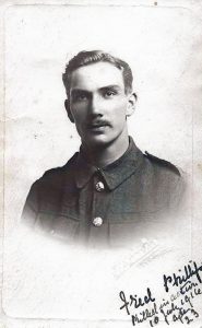 A504 Fred Phillips, killed in action 1917