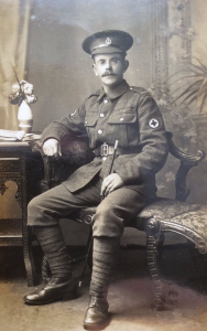 B411 Unnamed soldier, Royal Army Medical Corps, courtesy of Paul Hughes
