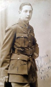 B422  J H Nock , 7th Officer Cadet Battalion, 1917 courtesy of Paul Hughes