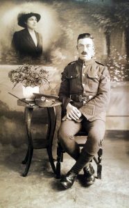 B427 Lance Corporal taken by F. Scrivens, Checkley Studios, Herne Bay on 20 February 1917, courtesy of Paul Hughes