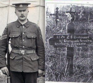 B442 Lewis Dickinson , 6th Battalion, Sherwood Foresters, courtesy of Michael Briggs