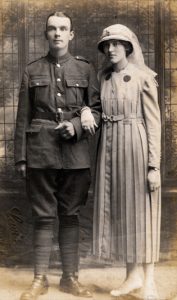 F215 Unnamed lance corporal and lady, Lewis Studio, Maidstone w
