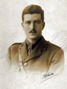 A555 Capt Reuben Henry Gregory MC, 9th Battalion, Sherwood Foresters. killed 9 July 1917, courtesy of Michael Briggs