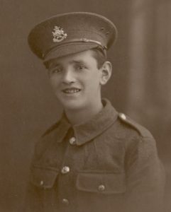 A578 Charlie Walker, Welbeck Rangers 17th Battalion Sherwood Foresters  wounded and discharged 10th October 1916, courtesy of Michael Briggs