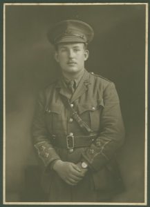 A597 Jesse Hind 9th Battalion, Sherwood Foresters, killed 27th September, 1916, Courtesy of Michale Briggs