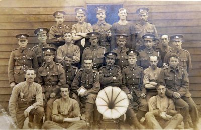 2nd regiment yorkshire west 1st 1915 pals battalion left fox platoon ripon row bradford arthur 18th company laking tony courtesy